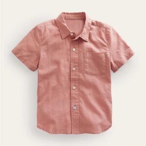 2-3Y Mini Boden | Cotton Linen Shirt- Boys B2323
